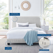 Load image into Gallery viewer, Celine Channel Tufted Performance Velvet Queen Platform Bed by Modway