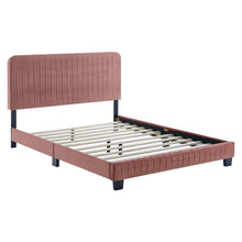 Load image into Gallery viewer, Celine Channel Tufted Performance Velvet Full Platform Bed by Modway