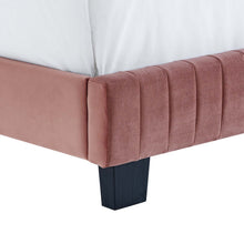 Load image into Gallery viewer, Celine Channel Tufted Performance Velvet Full Platform Bed by Modway