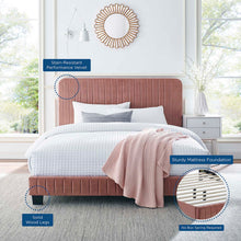 Load image into Gallery viewer, Celine Channel Tufted Performance Velvet Full Platform Bed by Modway