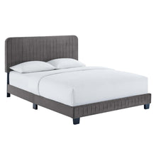 Load image into Gallery viewer, Celine Channel Tufted Performance Velvet Twin Platform Bed by Modway