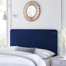 Load image into Gallery viewer, Milenna Channel Tufted Performance Velvet Full/Queen Headboard by Modway