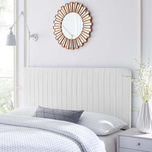 Load image into Gallery viewer, Milenna Channel Tufted Upholstered Fabric Full/Queen Headboard by Modway