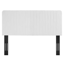 Load image into Gallery viewer, Milenna Channel Tufted Upholstered Fabric Full/Queen Headboard by Modway