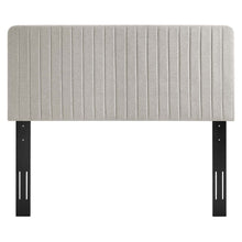 Load image into Gallery viewer, Milenna Channel Tufted Upholstered Fabric King/California King Headboard by Modway