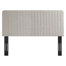 Load image into Gallery viewer, Milenna Channel Tufted Upholstered Fabric King/California King Headboard by Modway