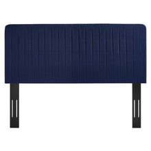 Load image into Gallery viewer, Milenna Channel Tufted Upholstered Fabric King/California King Headboard by Modway