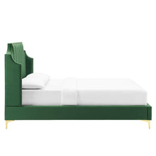 Load image into Gallery viewer, Daniella Performance Velvet Queen Platform Bed by Modway