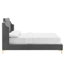 Load image into Gallery viewer, Daniella Performance Velvet Queen Platform Bed by Modway