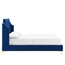 Load image into Gallery viewer, Daniella Performance Velvet Queen Platform Bed by Modway