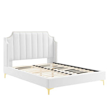 Load image into Gallery viewer, Daniella Performance Velvet Queen Platform Bed by Modway