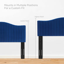 Load image into Gallery viewer, Brielle Channel Tufted Performance Velvet Full/Queen Headboard by Modway