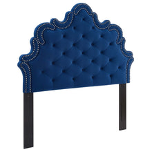 Load image into Gallery viewer, Arabella Button-Tufted Performance Velvet Twin Headboard by Modway