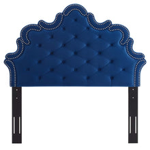 Load image into Gallery viewer, Arabella Button-Tufted Performance Velvet Twin Headboard by Modway