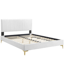 Load image into Gallery viewer, Peyton Performance Velvet Queen Platform Bed by Modway