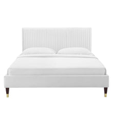 Load image into Gallery viewer, Peyton Performance Velvet Queen Platform Bed by Modway