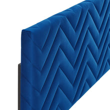 Load image into Gallery viewer, Mercy Chevron Tufted Performance Velvet Twin Headboard by Modway
