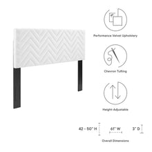 Load image into Gallery viewer, Mercy Chevron Tufted Performance Velvet Full/Queen Headboard by Modway