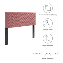 Load image into Gallery viewer, Mercy Chevron Tufted Performance Velvet King/California King Headboard by Modway