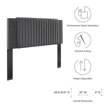 Load image into Gallery viewer, Felicity Channel Tufted Performance Velvet Twin Headboard by Modway