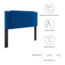 Load image into Gallery viewer, Felicity Channel Tufted Performance Velvet Full/Queen Headboard by Modway