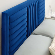 Load image into Gallery viewer, Believe Channel Tufted Performance Velvet Full/Queen Headboard by Modway