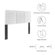 Load image into Gallery viewer, Believe Channel Tufted Performance Velvet Full/Queen Headboard by Modway