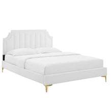 Load image into Gallery viewer, Sienna Performance Velvet Queen Platform Bed by Modway