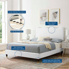 Load image into Gallery viewer, Current Performance Velvet Twin Platform Bed by Modway