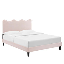 Load image into Gallery viewer, Current Performance Velvet Twin Platform Bed by Modway