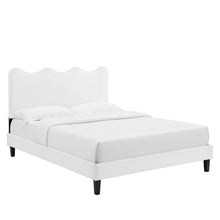 Load image into Gallery viewer, Current Performance Velvet Twin Platform Bed by Modway