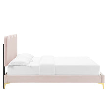 Load image into Gallery viewer, Current Performance Velvet Queen Platform Bed by Modway