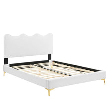 Load image into Gallery viewer, Current Performance Velvet Queen Platform Bed by Modway