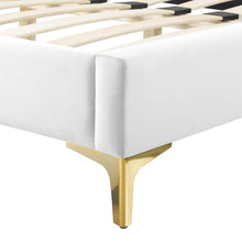 Load image into Gallery viewer, Current Performance Velvet Queen Platform Bed by Modway