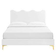 Load image into Gallery viewer, Current Performance Velvet Queen Platform Bed by Modway