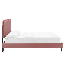 Load image into Gallery viewer, Current Performance Velvet Queen Platform Bed by Modway