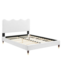 Load image into Gallery viewer, Current Performance Velvet Queen Platform Bed by Modway
