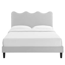 Load image into Gallery viewer, Current Performance Velvet Queen Platform Bed by Modway