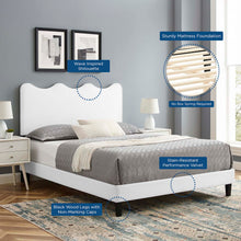 Load image into Gallery viewer, Current Performance Velvet Queen Platform Bed by Modway