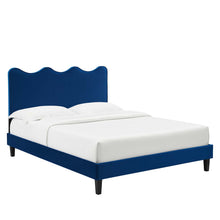 Load image into Gallery viewer, Current Performance Velvet King Platform Bed by Modway