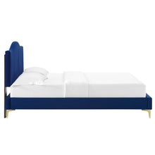 Load image into Gallery viewer, Juniper Channel Tufted Performance Velvet Twin Platform Bed by Modway