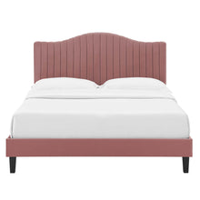 Load image into Gallery viewer, Juniper Channel Tufted Performance Velvet Twin Platform Bed by Modway