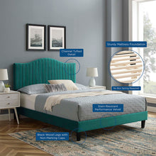 Load image into Gallery viewer, Juniper Channel Tufted Performance Velvet Twin Platform Bed by Modway