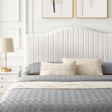 Load image into Gallery viewer, Juniper Channel Tufted Performance Velvet King Platform Bed by Modway