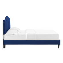 Load image into Gallery viewer, Juniper Channel Tufted Performance Velvet King Platform Bed by Modway