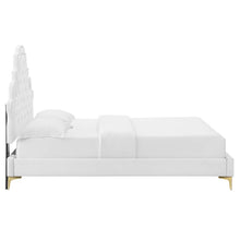 Load image into Gallery viewer, Gwyneth Tufted Performance Velvet Queen Platform Bed by Modway
