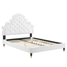 Load image into Gallery viewer, Gwyneth Tufted Performance Velvet Queen Platform Bed by Modway