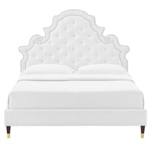 Load image into Gallery viewer, Gwyneth Tufted Performance Velvet Queen Platform Bed by Modway