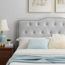 Load image into Gallery viewer, Amber Tufted Performance Velvet Twin Platform Bed by Modway
