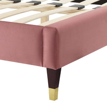 Load image into Gallery viewer, Liva Performance Velvet Twin Bed by Modway